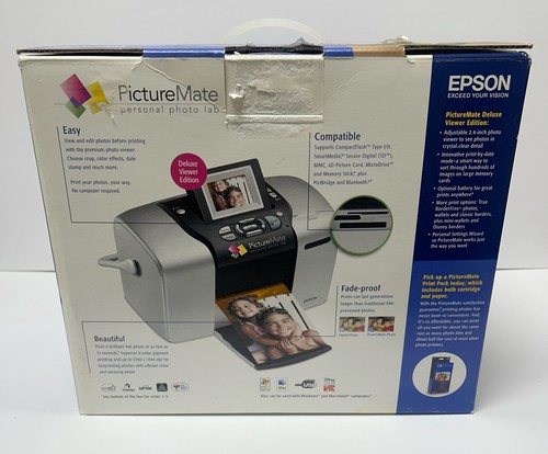 NIB Epson PictureMate Personal Photo Lab Printer Deluxe Viewer Edition - Picture 2 of 3