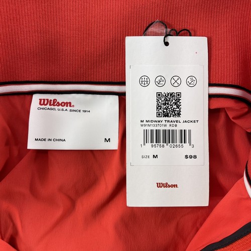 Wilson M Midway Travel Jacket Mens Medium - Brand New - Hard to Find! - Picture 3 of 6