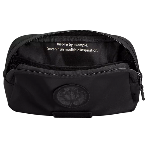 Lululemon Team Canada Future Legacy Black Mini Belt Bag Fannypack - Picture 3 of 5