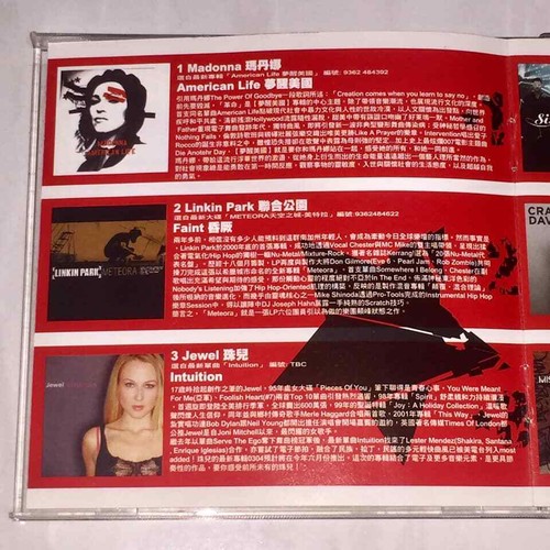 Madonna Linkin Park 2003/5 American Life Faint Taiwan 18 Track Promo CD Sampler - Picture 3 of 6