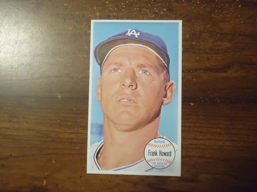 (3) 1964 Topps Giant Vada Pinson # 56Frank Howard # 24 Ed Brinkman # 27 lotto - Foto 3 di 6