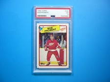 1988/89 1988 TOPPS NHL HOCKEY CARD #181 BOB PROBERT ROOKIE KSA 5 EX SHARP+