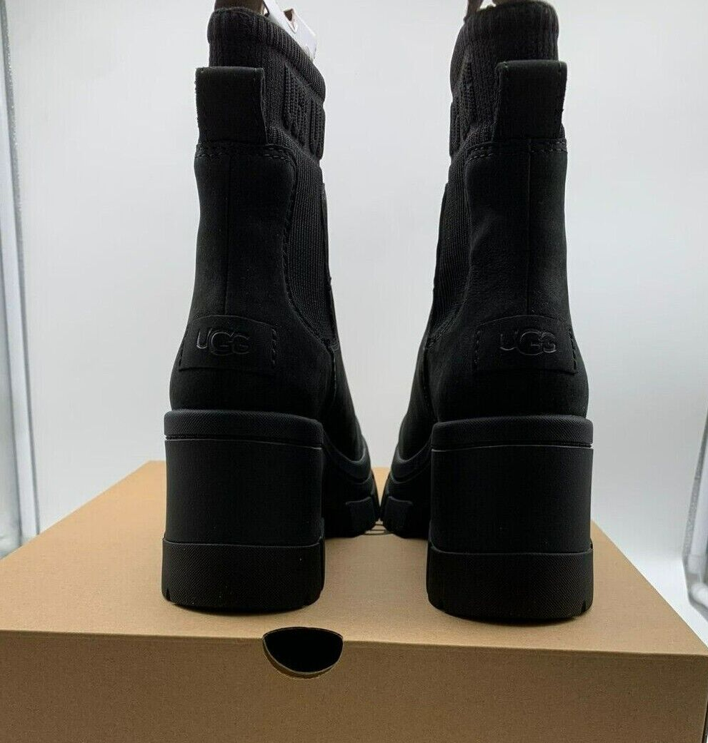 UGG BROOKLYN CHELSEA Black LEATHER WATERPROOF WOMEN'S BOOTS UGG BROOKLYN CHELSEA Black LEATHER WATERPROOF WOMEN'S BOOTS