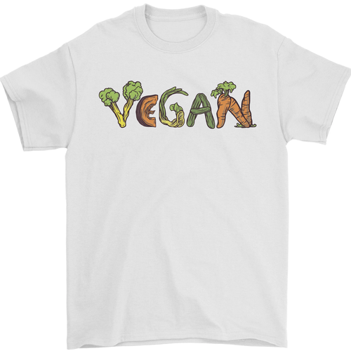 Camiseta vegana de verduras para hombre 100 % algodón - Imagen 83 de 96