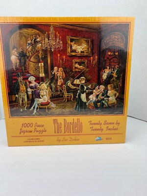 SunsOut  '' The Bordello ''  Jigsaw Puzzle 1000 piece - 27'' x 20''  LEE DUBIN 1998