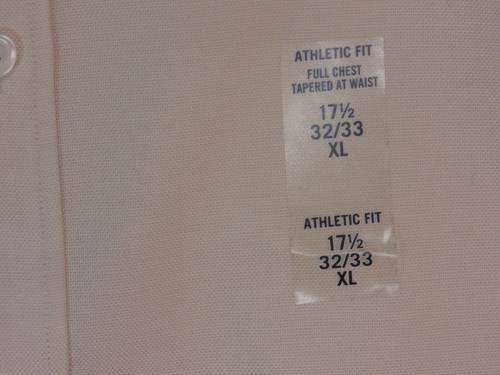 Tommy Hilfiger Th Flex Collar Solid Ivory Dress Shirt 17.5 32 33 NWT $79 - Picture 4 of 5