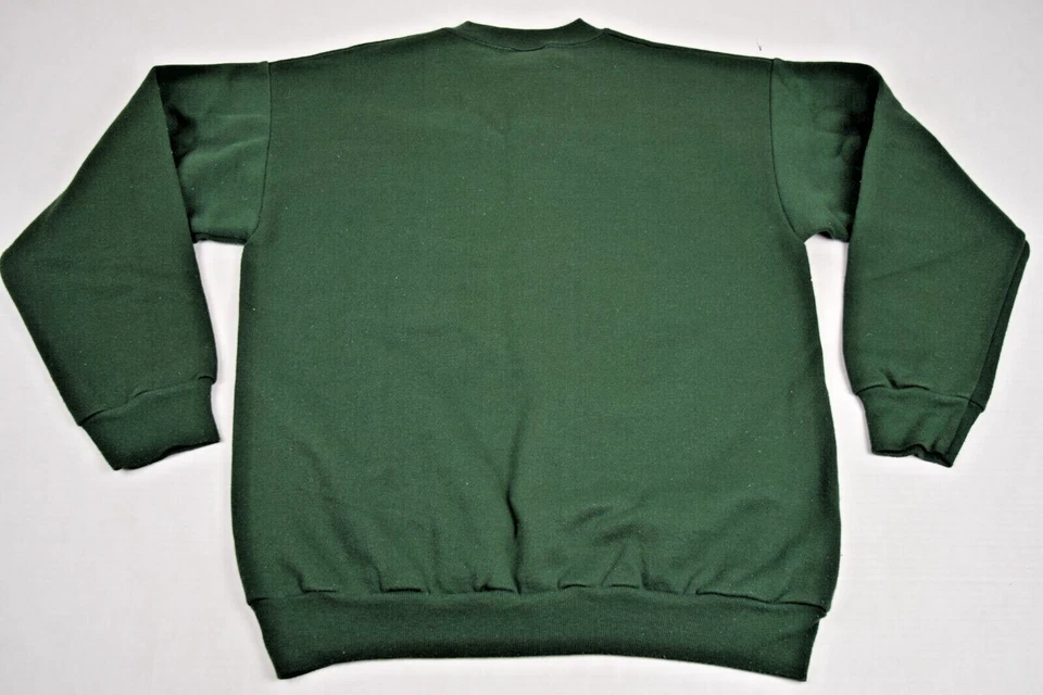 Vintage NFL Sweatshirt Green Bay Packers Size L 90s Logo 7 Made USA c.1991 - Image 2 of 4