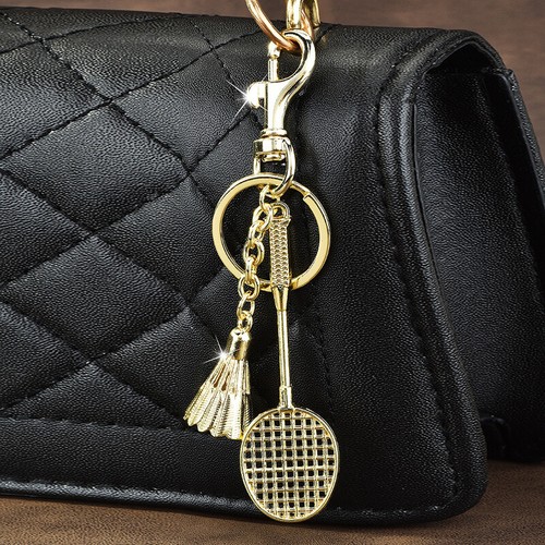 Alloy Badminton Sports Series offres Keychain Pendant Cute Mini Badminton Keyring Gi-wf
