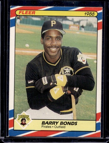 1988 Fleer Superstars Barry Bonds Card #4 - Foto 1 di 2
