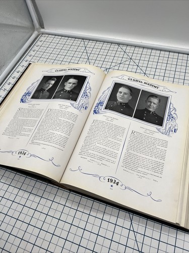 1933 NAVY MIDSHIPMEN FOOTBALL TEAM SLADE CUTTER AUTOGRAPH & 1934 USNA YEARBOOK - Picture 11 of 24