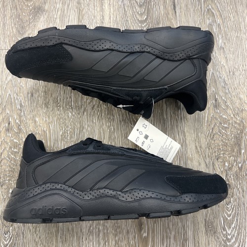 Adidas Men's Crazychaos 2.0 GZ3813 Running Shoes Triple Black Size 7.5 - Picture 1 of 9