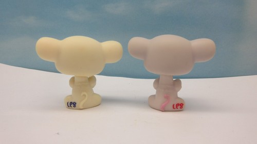 LITTLEST PET SHOP RARE NO# RED RIDING HOOD #1129 WHITE PURPLE PINK MOUSE LOT - Picture 4 of 8