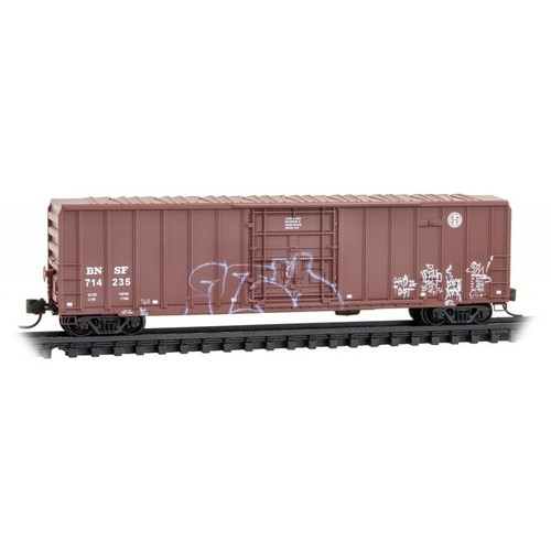 Micro-Trains N 98305048 BNSF Burlington Northern Graffiti Boxcar Set Train - Picture 5 of 7