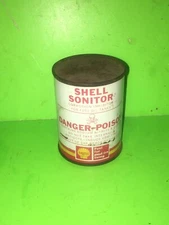 Vintage Shell Oil  Can-FULL