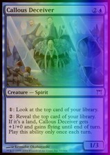 Magic the Gathering MTG Callous Deceiver (53) Champions of Kamigawa   LP FOIL