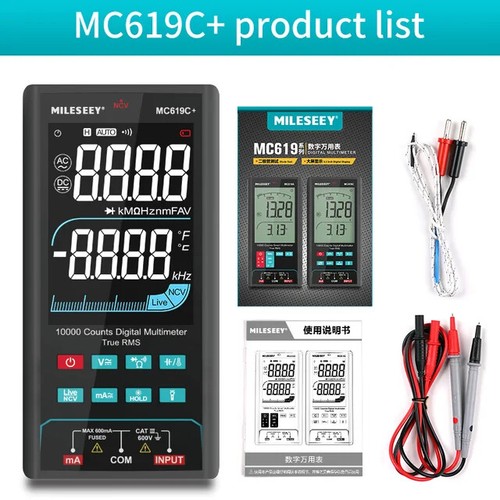 9999 Counts Multimeter True RMS AC DC NCV Professional Digital Multimeter - Picture 10 of 13
