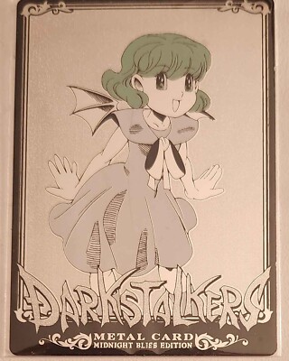DARKSTALKERS MIDNIGHT BLISS Morrigan Limited Edition Metal Card | eBay