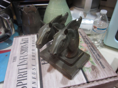 Vintage Frankart Equestrian Horse Head Bookend/ Door Stop - Picture 9 of 9