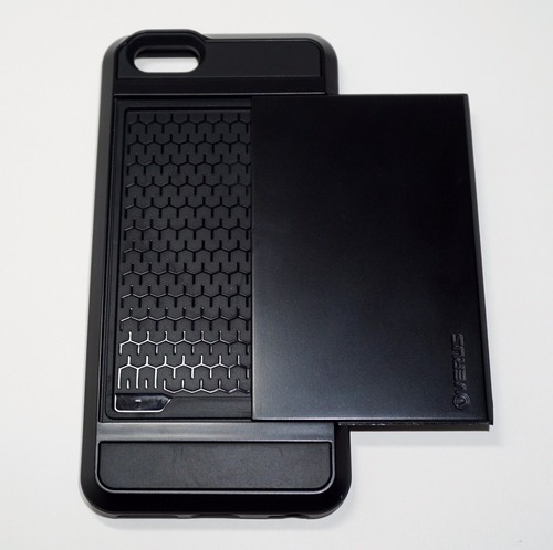 iPhone 4 5 6 7 8 Plus X Xs Max Deslizante Billetera Bolsillo para Tarjeta de Crédito + Vidrio - Imagen 4 de 17