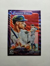 2021 DONRUSS AARON JUDGE RED WAVE HOLO DIAMOND KINGS #2 YANKEES VARIATION