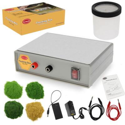 Beflockungsbox Static Grass Flocking Applicator Machine für Modell Landschaft