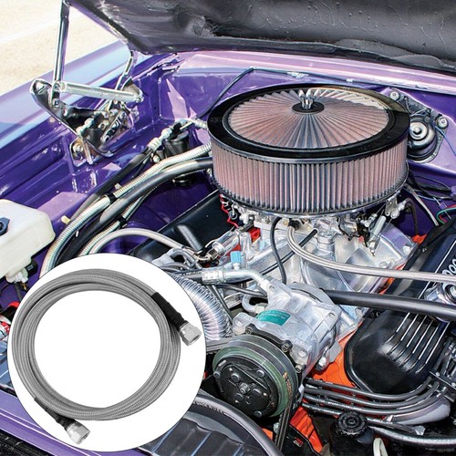 Kit de líneas de enfriador de transmisión trenzada SS flexible para GM 4L60E 4L80E - Manguera 6AN - Imagen 4 de 9