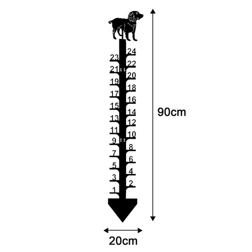 Snow Gauge Outdoor Thicken Upgraded Snowfall Measuring Gauge Snow Ruler for Yard - Picture 15 of 36