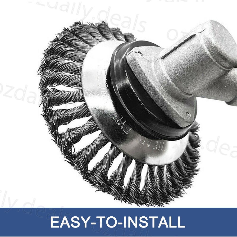 6/8" Steel Wire Trimmer Head Grass Brush Cutter For Lawnmower Whipper Snipper OZ eBay