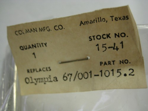 LOT OF 2 OLYMPIA HORIZONTAL DRIVE GEAR 15-41 67/001-1015.2 - Picture 2 of 3