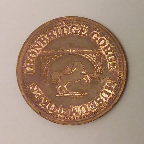 Ironbridge Gorge Museum Shropshire United Kingdom Copper Souvenir Token 27mm - Picture 1 of 2