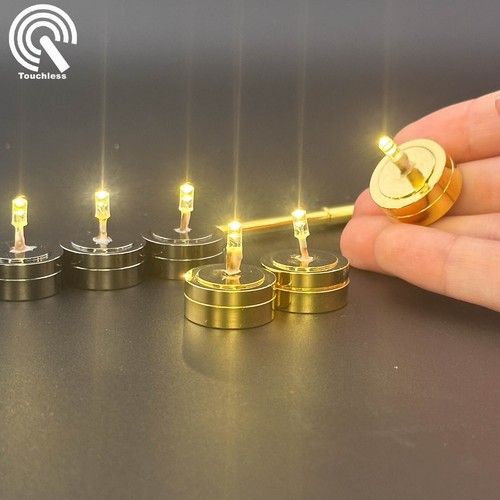 Sensor sin contacto para casa de muñecas 3 piezas escala 1:12 hágalo usted mismo base lámpara luz LED miniatura - Imagen 2 de 10