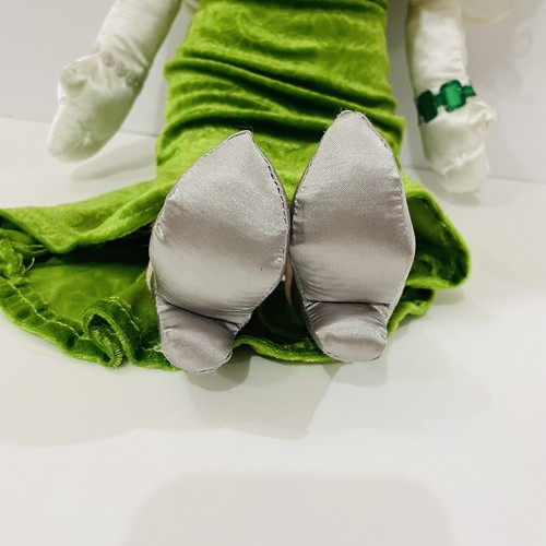 Disney Store Miss Piggy 20" Plush Doll Muppets Most Wanted Green Dress Gown - Picture 8 of 10