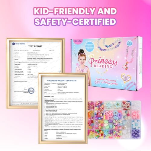 Girls Toys Bracelet DIY Making Kit Letter Beads for Charm Hairpin Decoration - Picture 6 of 11