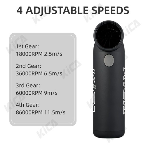 Portable Air Blower Mini Turbo Fan Rechargeable Keyboard Cleaner Air Duster - Picture 3 of 22