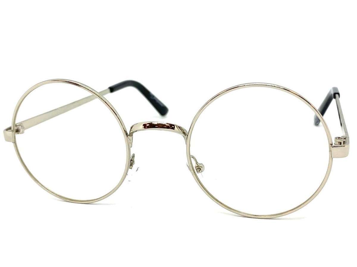 Men's Classic 60's Vintage Retro Style Clear Lens EYE