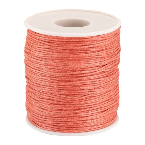100 Yards 1mm Waxed Cotton Cord Thread Beading String Jewelry Braided Macrame - Picture 22 of 63