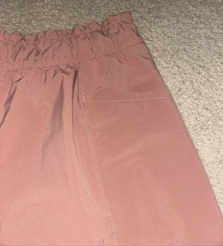 Athleta Girl In the Clouds Shorts Size XL 14 Pink Pull-On Drawstring Shorts - Picture 3 of 11