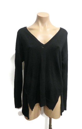Witchery Women's Black Knit Wool Jumper Sweater Pullover Size M