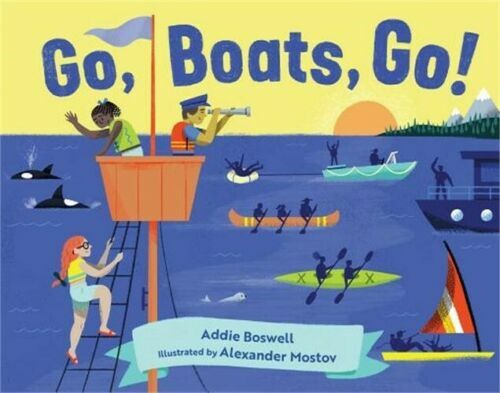 Go, Boats, Go! (2020, Board Book) New, Free Shipping !!! - Picture 1 of 1