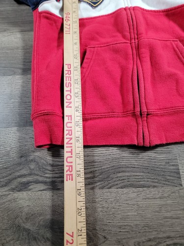 Polo Ralph Lauren Jacket Size 6 Boys Red Big Pony Vintage Fit Hooded Sweatshirt - Picture 9 of 10
