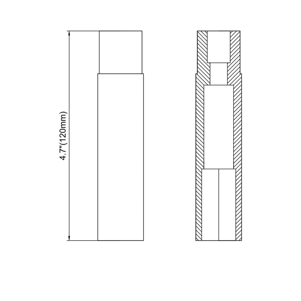 24 PIEZAS tuercas de clavo negras 14x1,5 para Chevy Silverado Tahoe 4,4" de alto con llave Foto 4 de 4