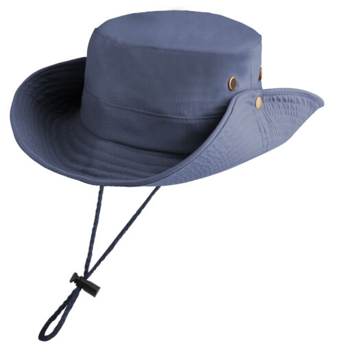 Men/Women Waterproof Wide Brim Bucket Hat Foldable Boonie Hat for Fishing Hiking - Picture 92 of 218