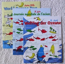 United Nations 2013 MNH World Oceans Day from All 3 Offices