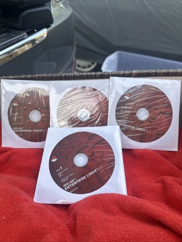 Red Hat Enterprise LINUX version 4 on CD - Open Box Old Stock - Picture 3 of 4
