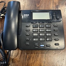 RCA 25201RE1-A 2-line Corded Speakerphone  Black 
