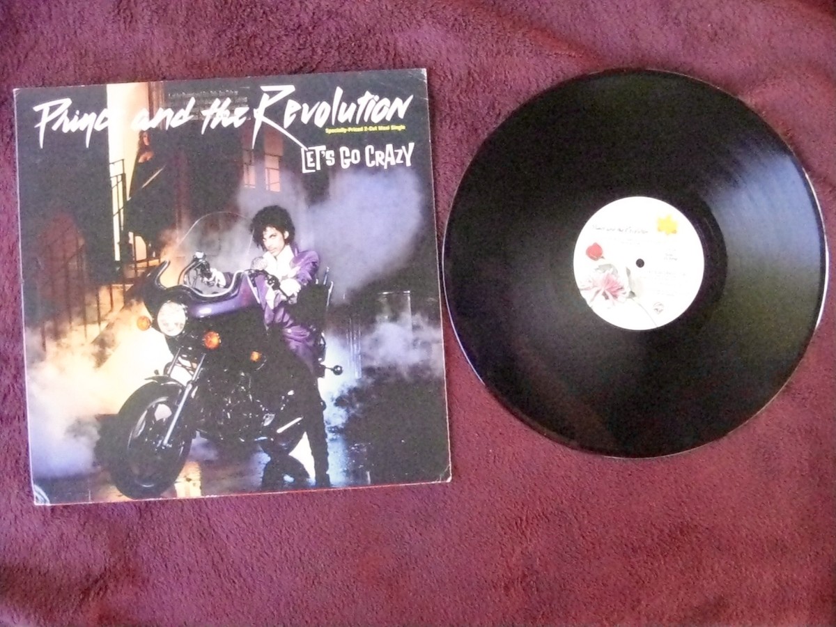 PRINCE PROMO 12'' SINGLE LET'S GO CRAZY DANCE MIX EROTIC CITY 1984