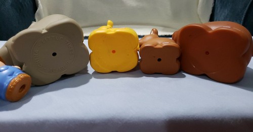 Little Tikes 4 animals: Stretch, Shaggy, Packy, Swift & zookeeper Jack - Picture 10 of 12