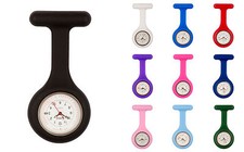 Censi Silicone Docteur Infirmière Breloque Montre Tunique Broche Date Sur Cadran