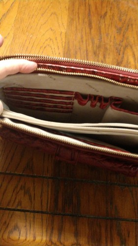 Brahmanische kleine rote Handtasche - Bild 5 von 11