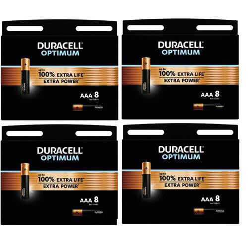 DURACELL OPTIMUM AA & AAA BATTERIES EXTRA POWER ALKALINE LR03, LR6 LONG EXPIRY - Picture 18 of 18